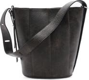 MANGO Faux Leather Bucket Bag