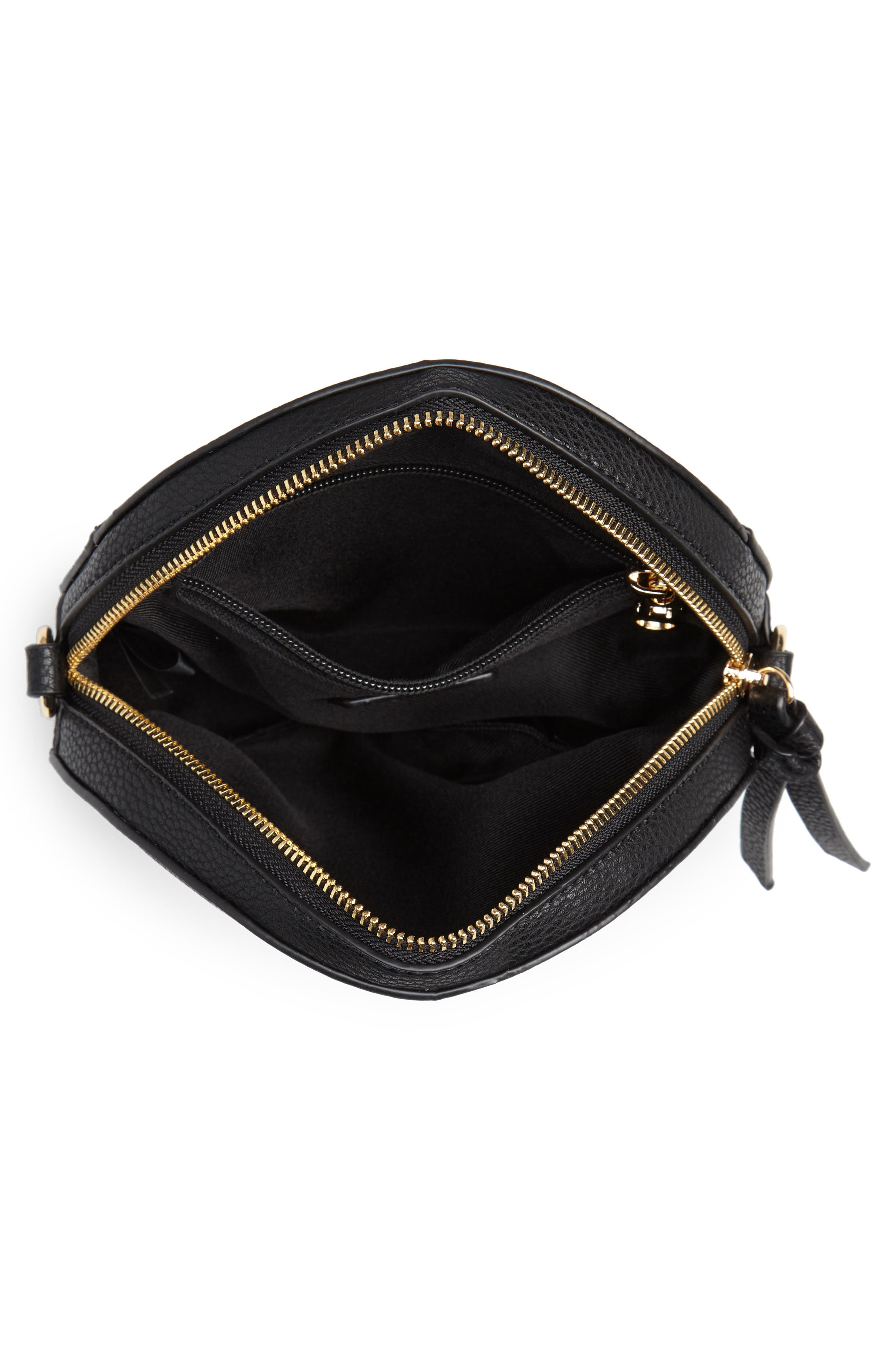 Chelsea28 Cassie Faux Leather Circle Crossbody Bag, Alternate, color, 