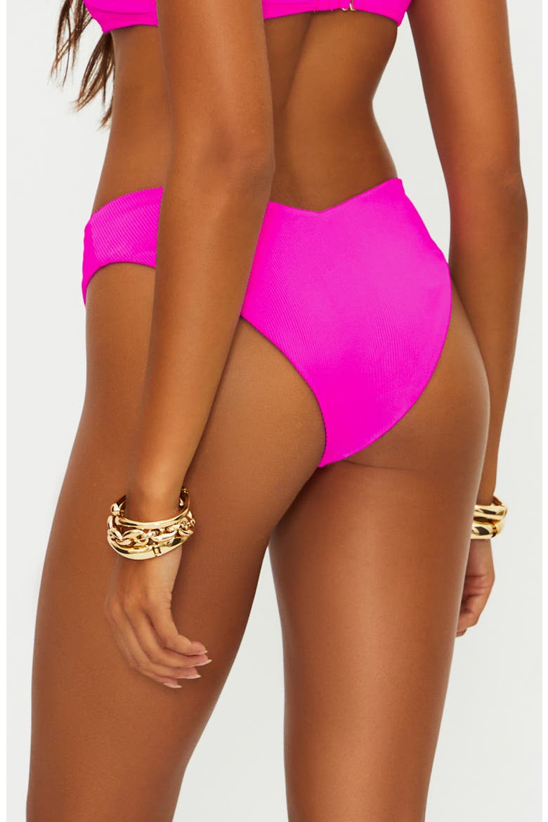 Vanessa High Cut Bikini Bottoms, Alternate, color, BOUQUET