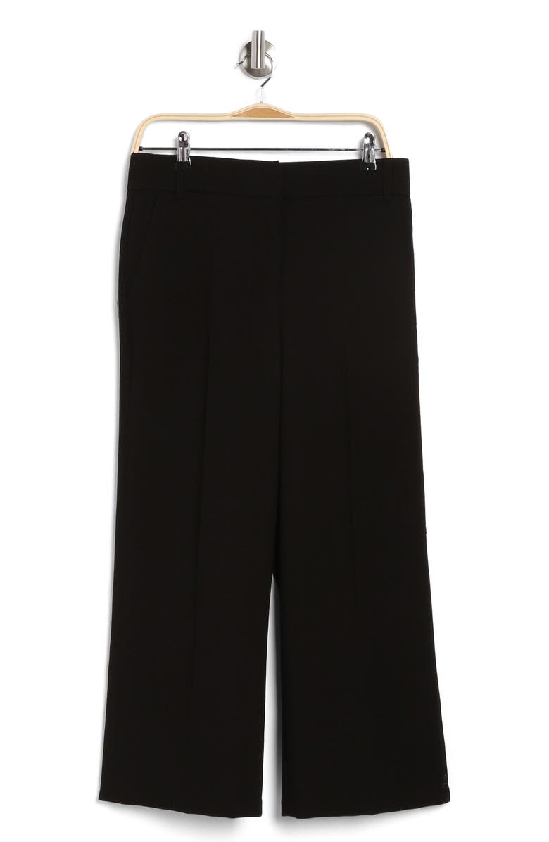 Amanda & Chelsea Wide Leg Crop Pants, Alternate, color, Black