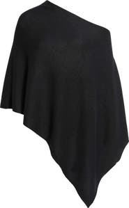 Nordstrom Wool & Cashmere Asymmetrical Poncho