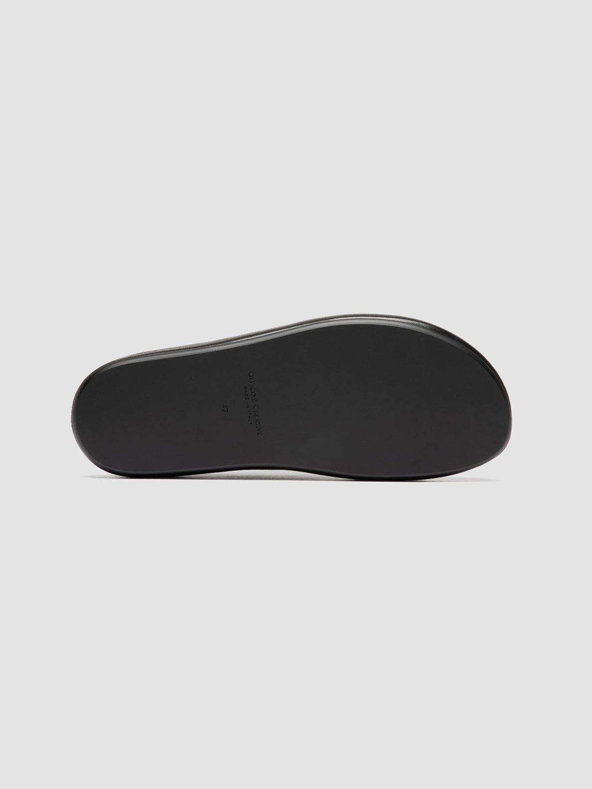 BABOUCHE 001 Leather Slides, Alternate, color, Black