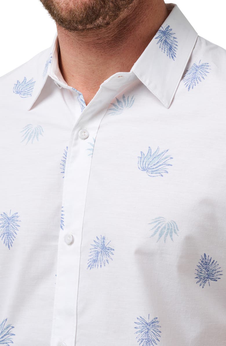 TravisMathew Lukas Stretch Short Sleeve Button-Up Shirt, Alternate, color, 