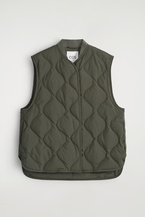 Oversized Quilted Down Gilet