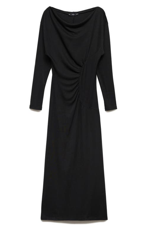 Mango Robe In Black