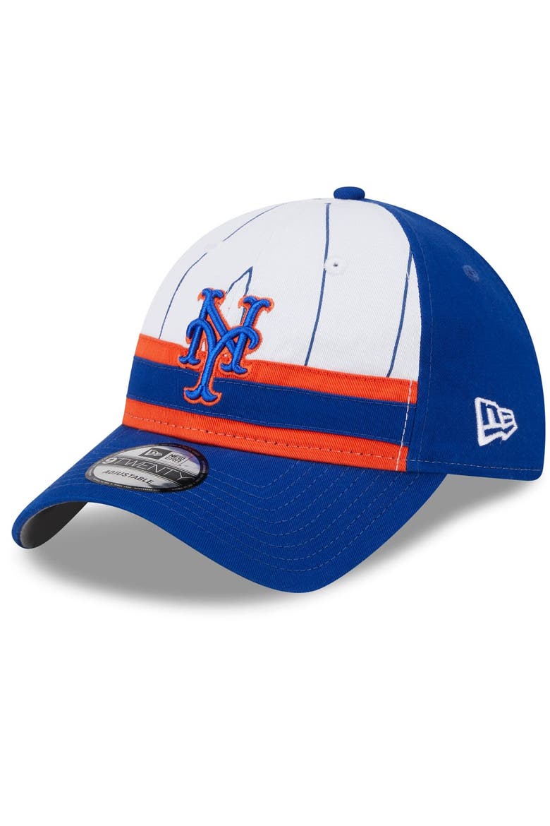 Men's New Era  White New York Mets 2024 Batting Practice 9TWENTY Adjustable Hat, Main, color, White
