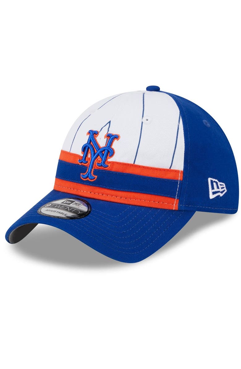 New Era Men's New Era White New York Mets 2024 Batting Practice 9TWENTY Adjustable Hat, Main, color,