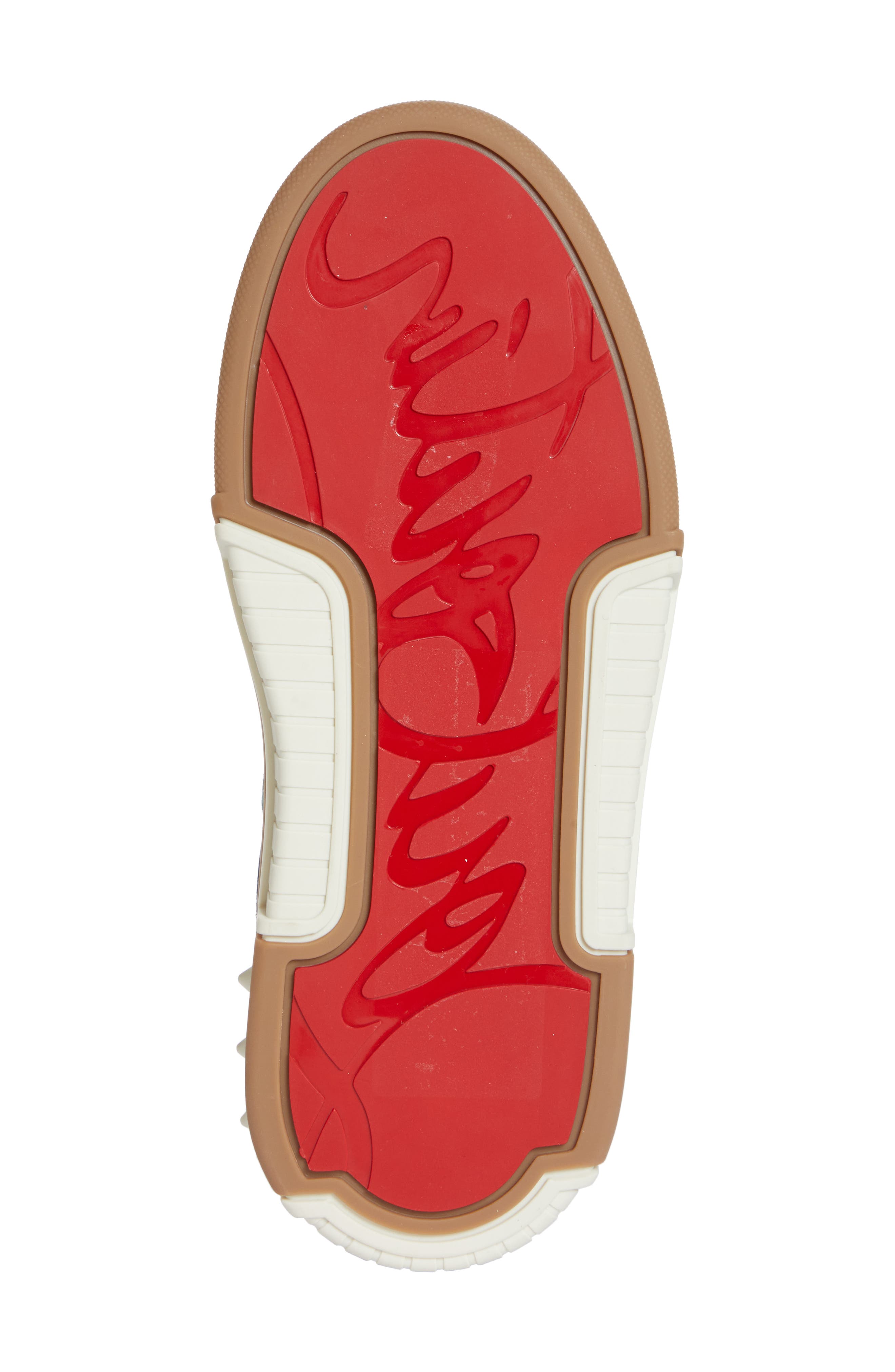 Christian Louboutin Astroloubi Mixed Media Low Top Sneaker, Alternate, color, 
