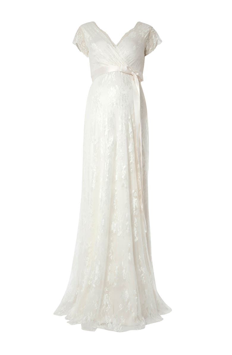 Tiffany Rose Maternity Eden Gown Long, Alternate, color, Ivory Dream