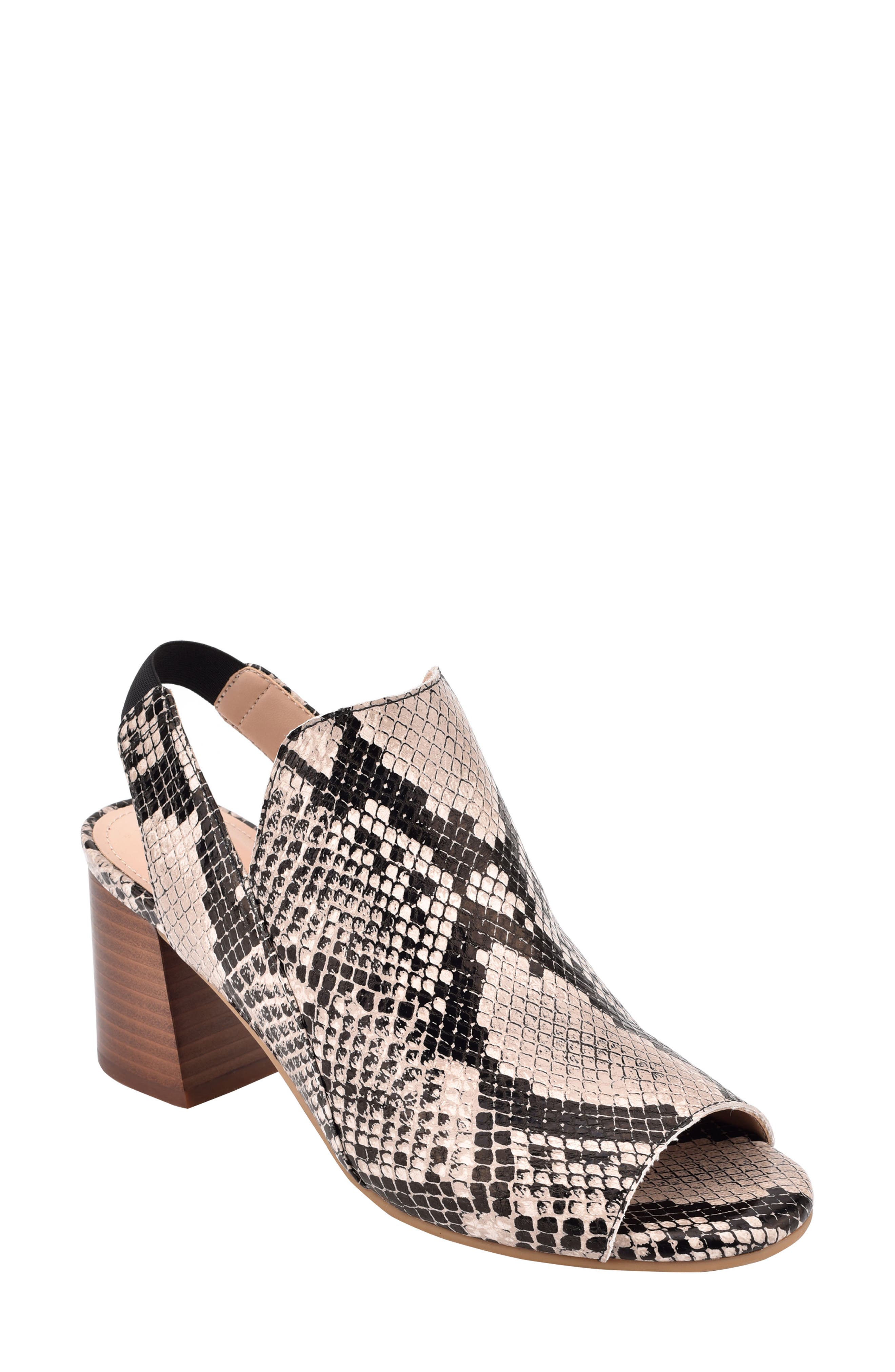 Hale Slingback Sandal, Main, color, IVORY SNAKE PRINT LEATHER
