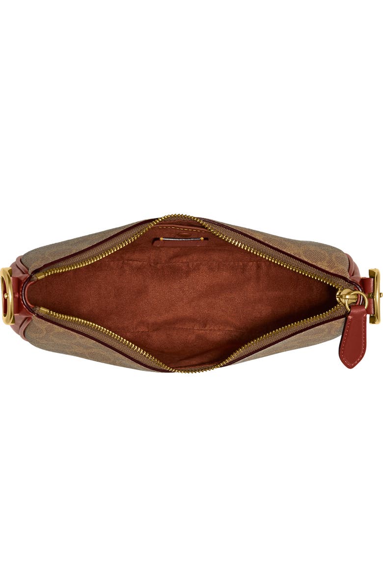 COACH Luna Signature Coated Canvas Shoulder Bag, Alternate, color,