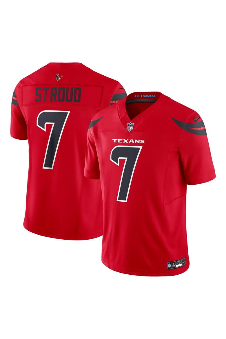 Men's Nike C.J. Stroud Red Houston Texans Alternate Vapor F.U.S.E. Limited Jersey, Main, color, Red