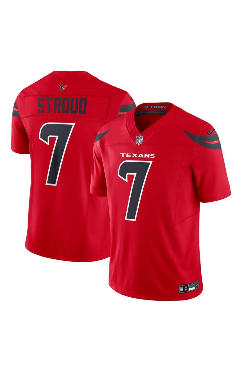 Nike Men's Nike C.J. Stroud Red Houston Texans Alternate Vapor F.U.S.E. Limited Jersey, Main, color, Red