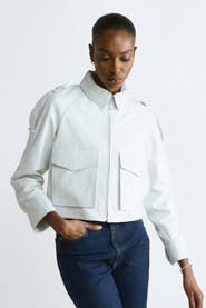 FURNIQ UK Rose Leather Jacket