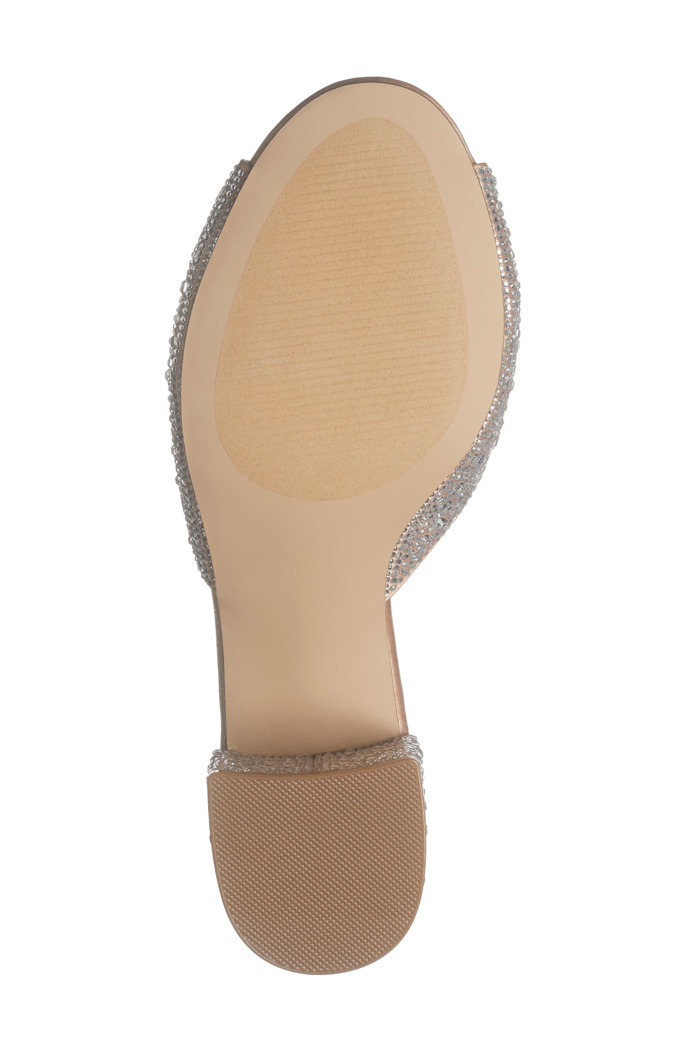 Steve Madden Melodee Crystal Embellished Slide Sandal, Alternate, color, Rhinestone