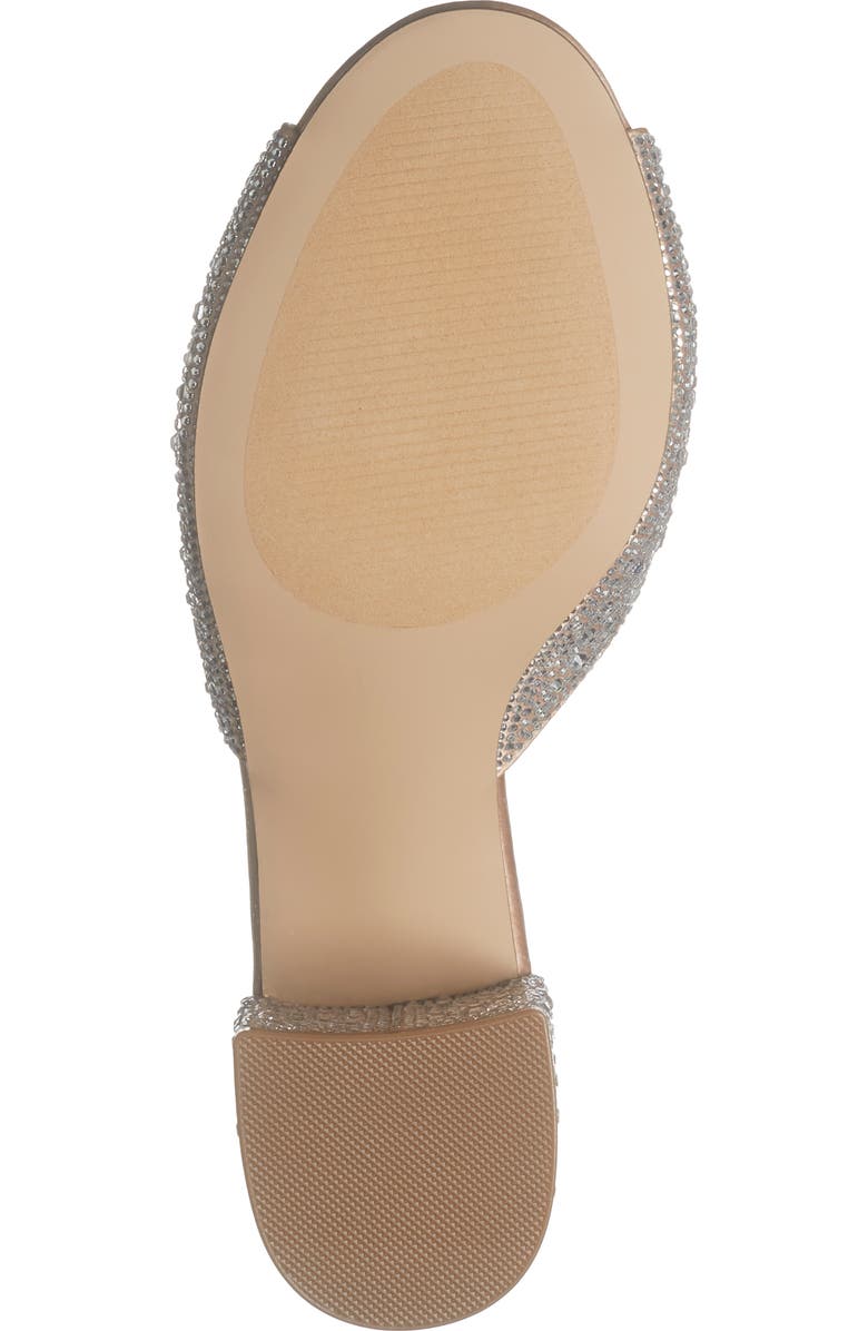 Steve Madden Melodee Crystal Embellished Slide Sandal, Alternate, color, Rhinestone