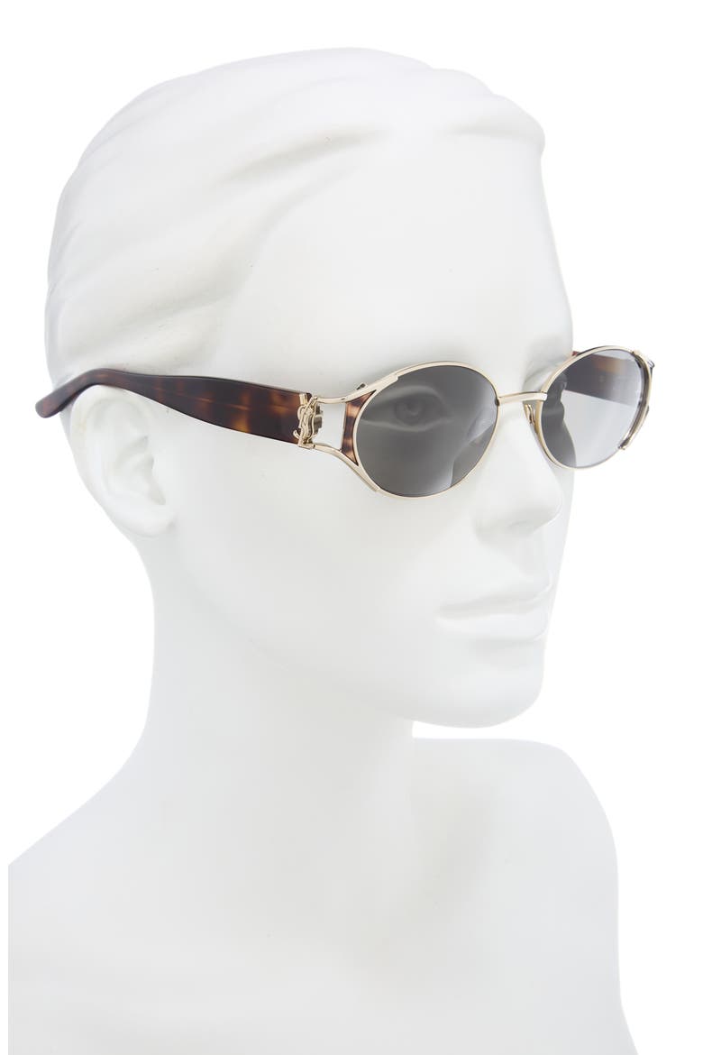 SL M919 Round Sunglasses, Alternate, color, GOLD