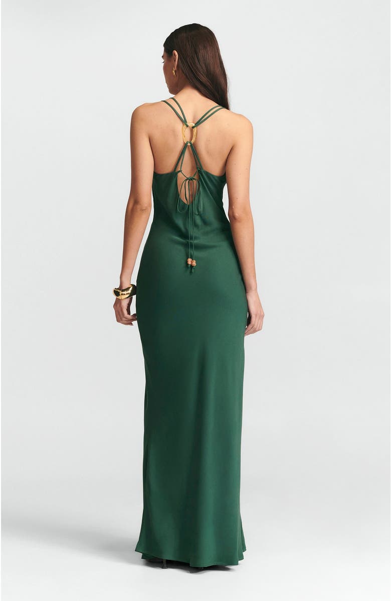 ST MRLO Isadora Slip Dress, Alternate, color, Peacock