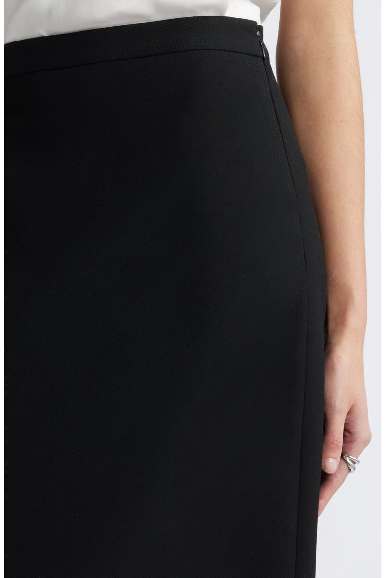 Stretch Pencil Skirt, Alternate, color, BLACK