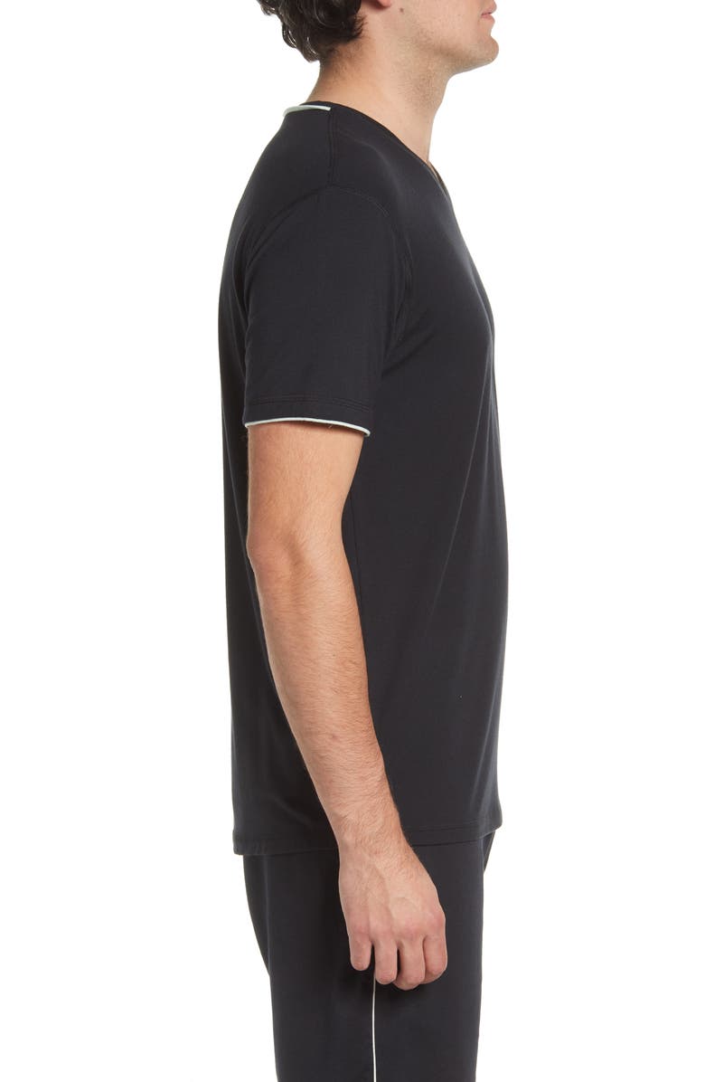 BEDFELLOW Men's V-Neck Pajama T-Shirt, Alternate, color, 