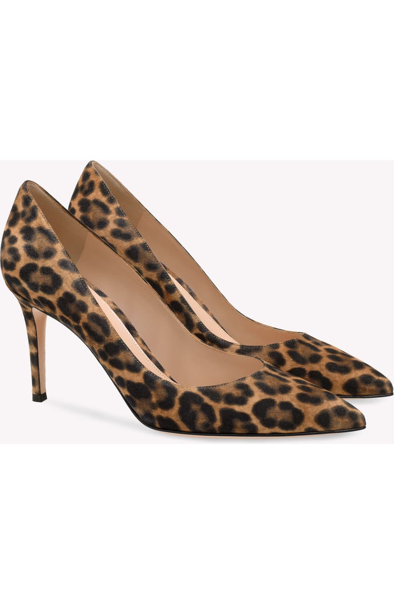 Gianvito Rossi Gianvito 85 Pump, Alternate, color, Brown Suede