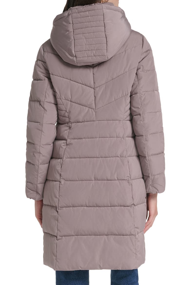 Cole Haan Hooded Taffeta Puffer Coat (Women) | Nordstrom
