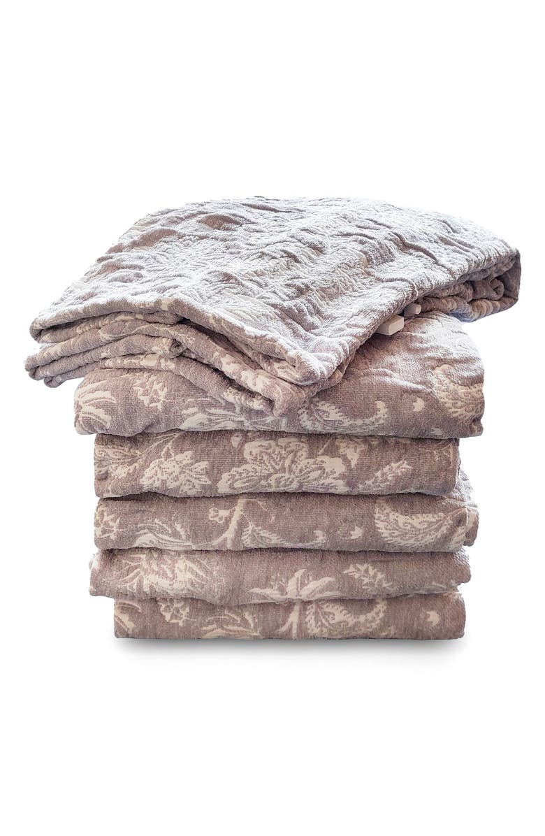 ARTISAN 34 Floral Jacquard Chenille Throw, Alternate, color,