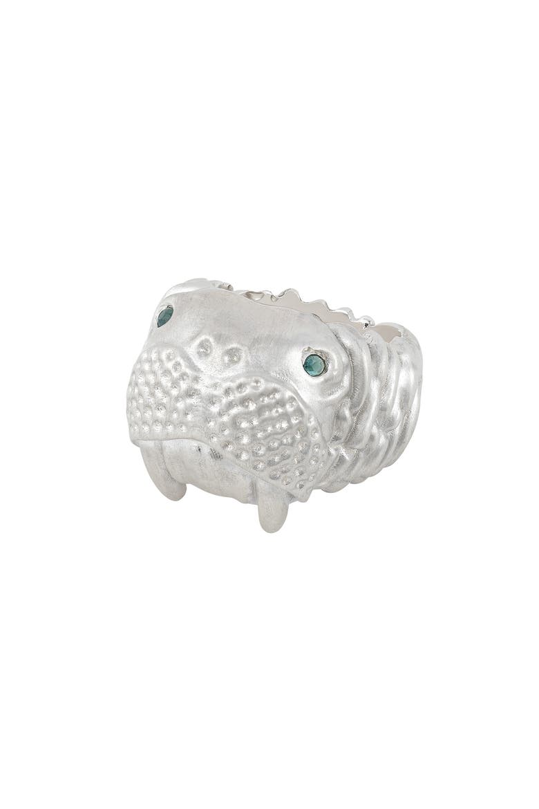 Angela Cummings Walrus Sterling Silver Ring, Main, color, STERLING SILVER