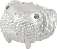 Roseate Angela Cummings Walrus Sterling Silver Ring