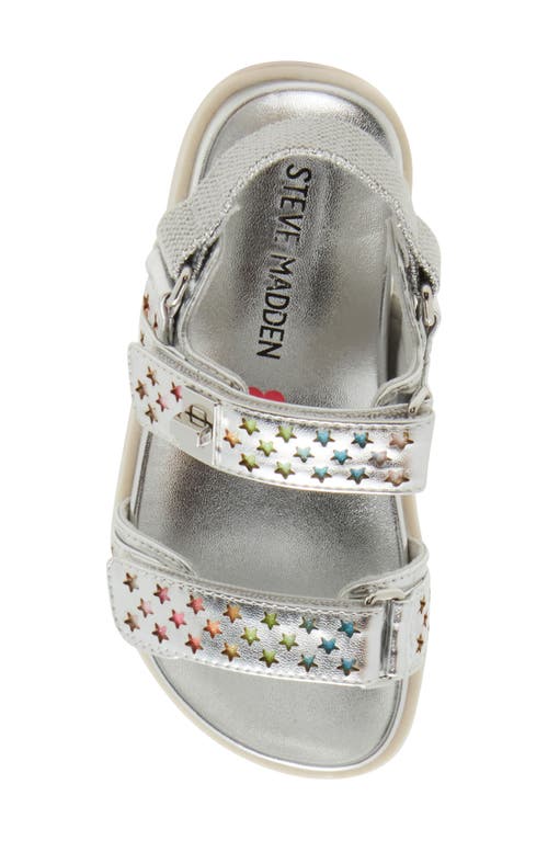 Steve Madden Girls' Tmona Sandals - Toddler, Little Kid In Silver Rainbow