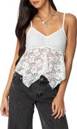 EDIKTED Orchid Lace Camisole