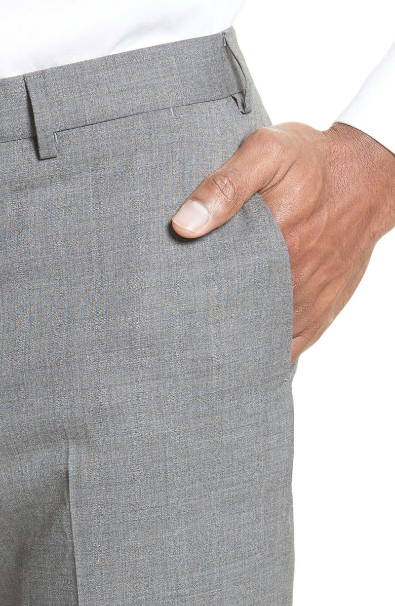 Lanvin Tropical Wool Suit Trousers, Alternate, color,