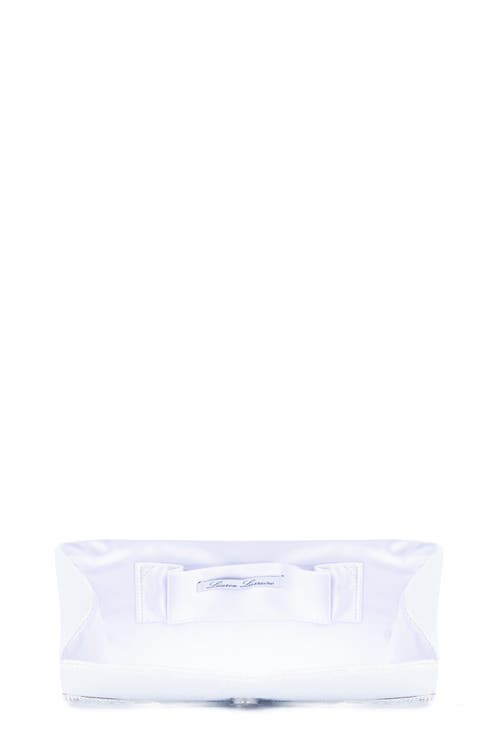 Lauren Lorraine Misha Clutch In Silver