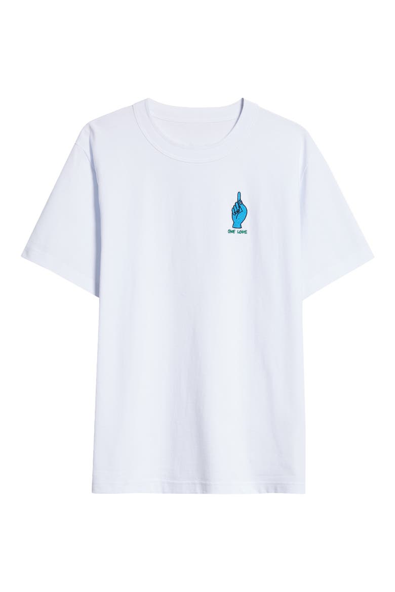 Mark Gonzales One Love Graphic T-Shirt, Alternate, color, WHITE