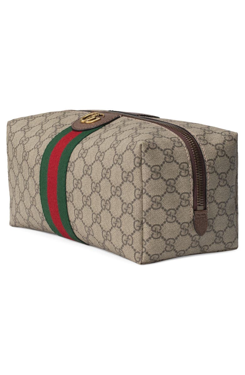 Gucci GG Supreme Canvas Dopp Kit, Alternate, color, 