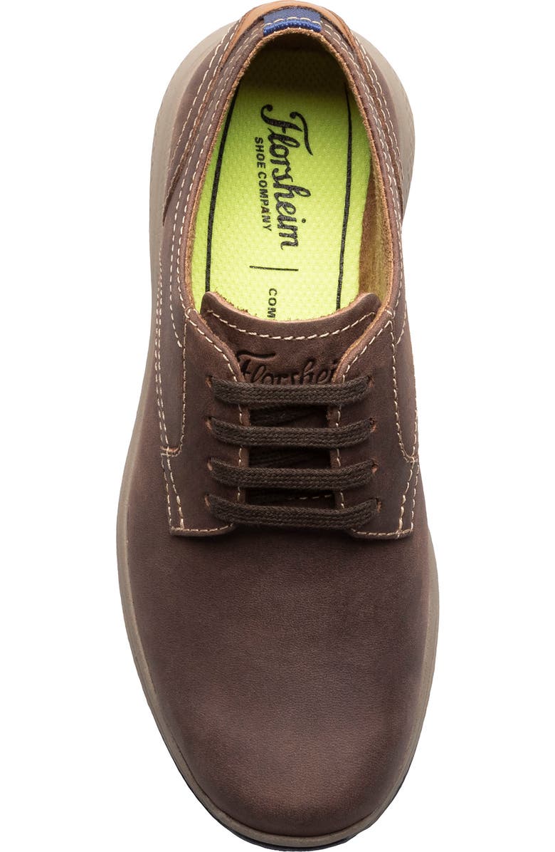 Florsheim Great Lakes Plain Toe Oxford, Alternate, color, Brown
