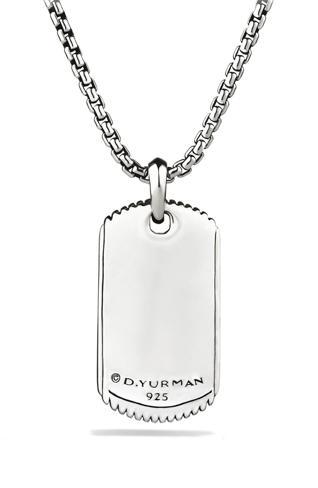 David Yurman 'Royal Cord' Tag on Chain (Men) | Nordstrom