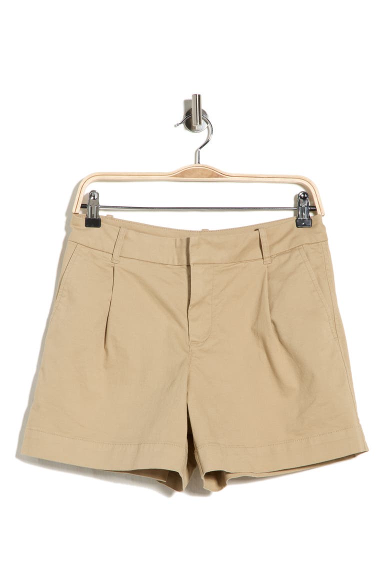 Stretch Cotton Chino Shorts, Alternate, color, GOLDEN HONEY