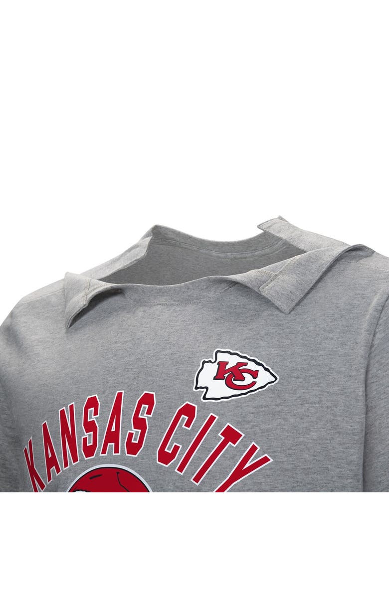 NFL Men's  Gray Kansas City Chiefs Tackle Adaptive T-Shirt, Alternate, color, Gray