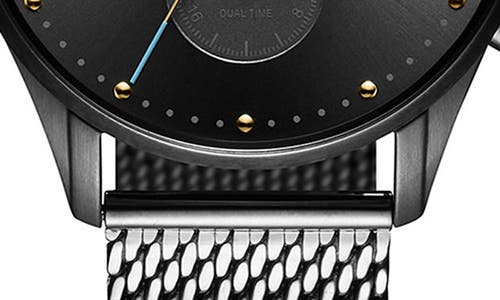 Mvmt Voyager Quartz Mesh Bracelet Watch, 42mm In Gray
