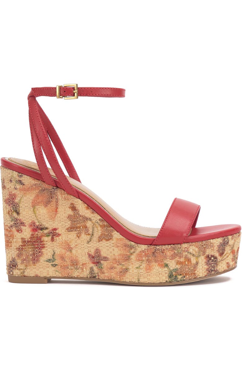 Vince Camuto Emrey Platform Wedge Sandal, Alternate, color, Salsa