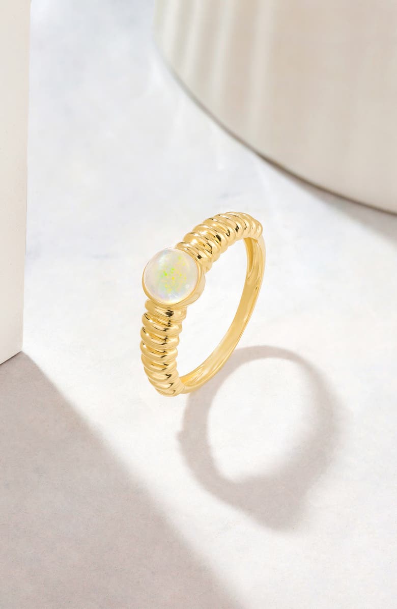 YS GEMS Ethiopian Opal Ring, Alternate, color, Yellow Gold