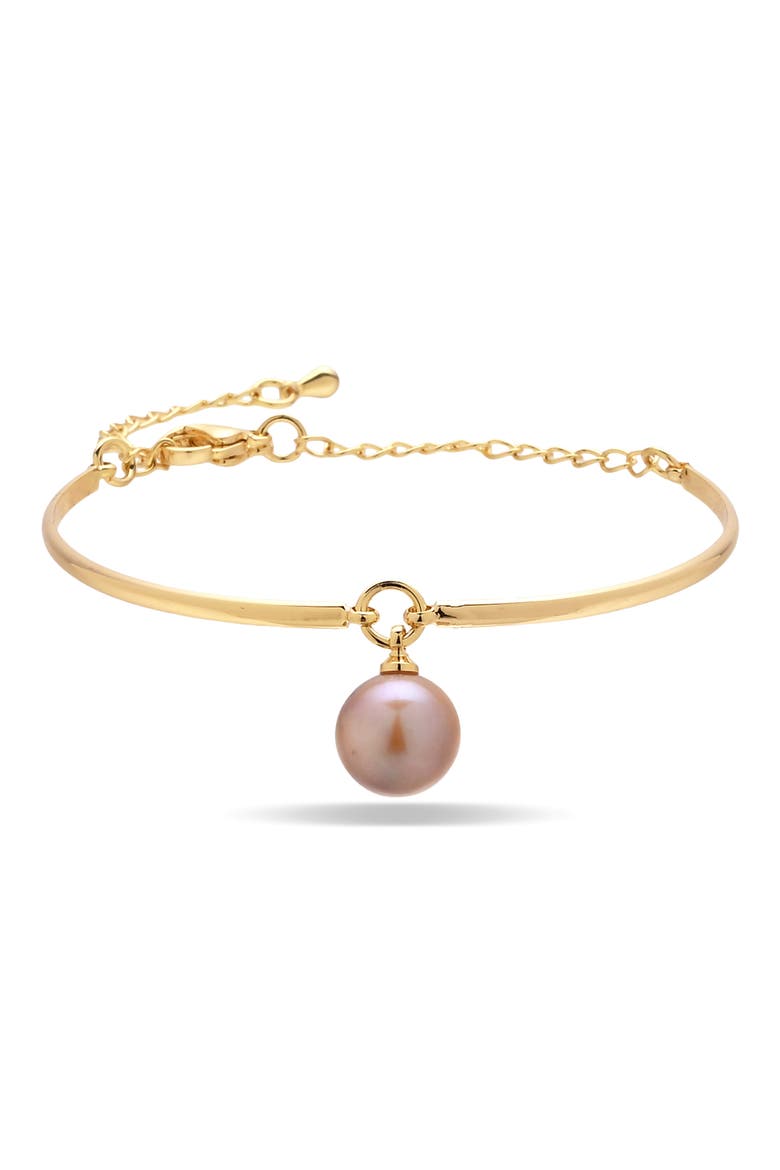 Victoria Freshwater Pearl Pendant Necklace, Main, color, GOLD