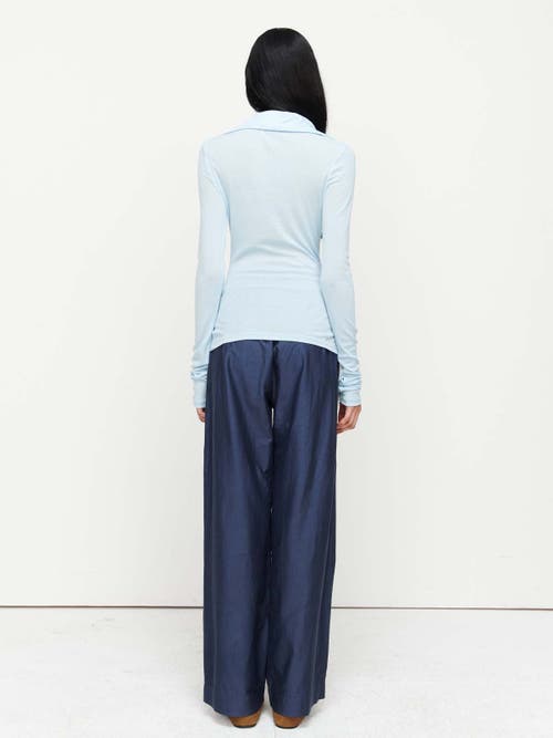 Romy Louise Knit Top In Blue
