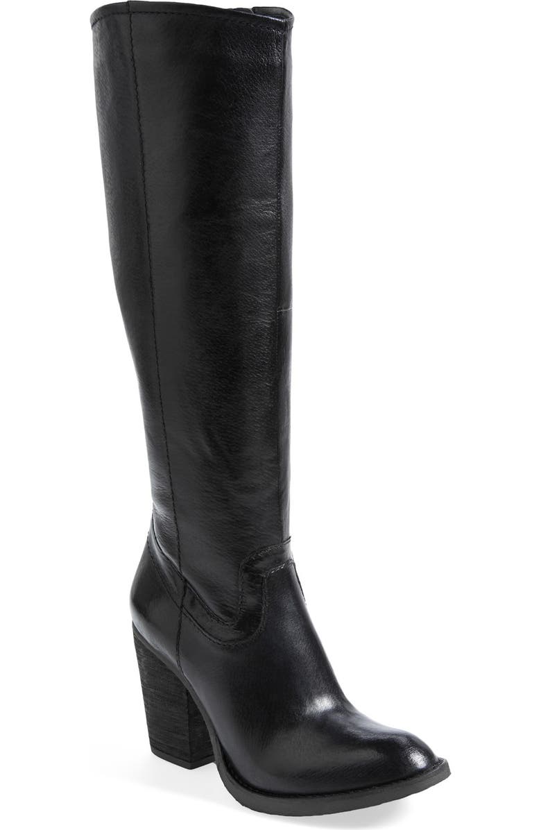 Steve Madden 'Carrter' Knee High Leather Boot, Main, color,
