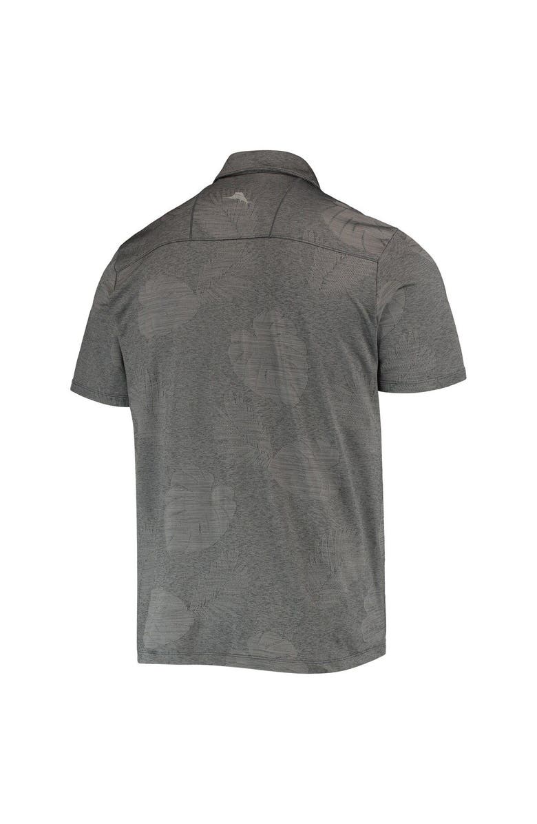 Tommy Bahama Men's Tommy Bahama Gray Tampa Bay Buccaneers Palm Coast Delray Frond Allover IslandZone Polo, Alternate, color, 
