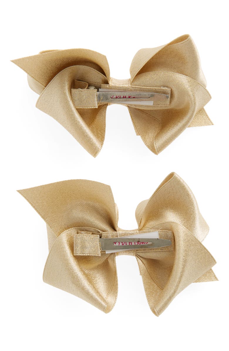 PLH Bows 2-Pack Sparkle Hair Clips, Alternate, color,