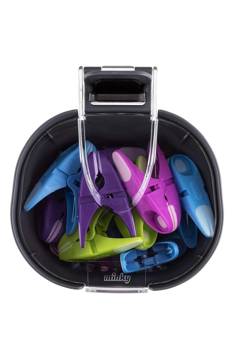 Minky Suregrip Clothespin Peg Pod, Alternate, color, 