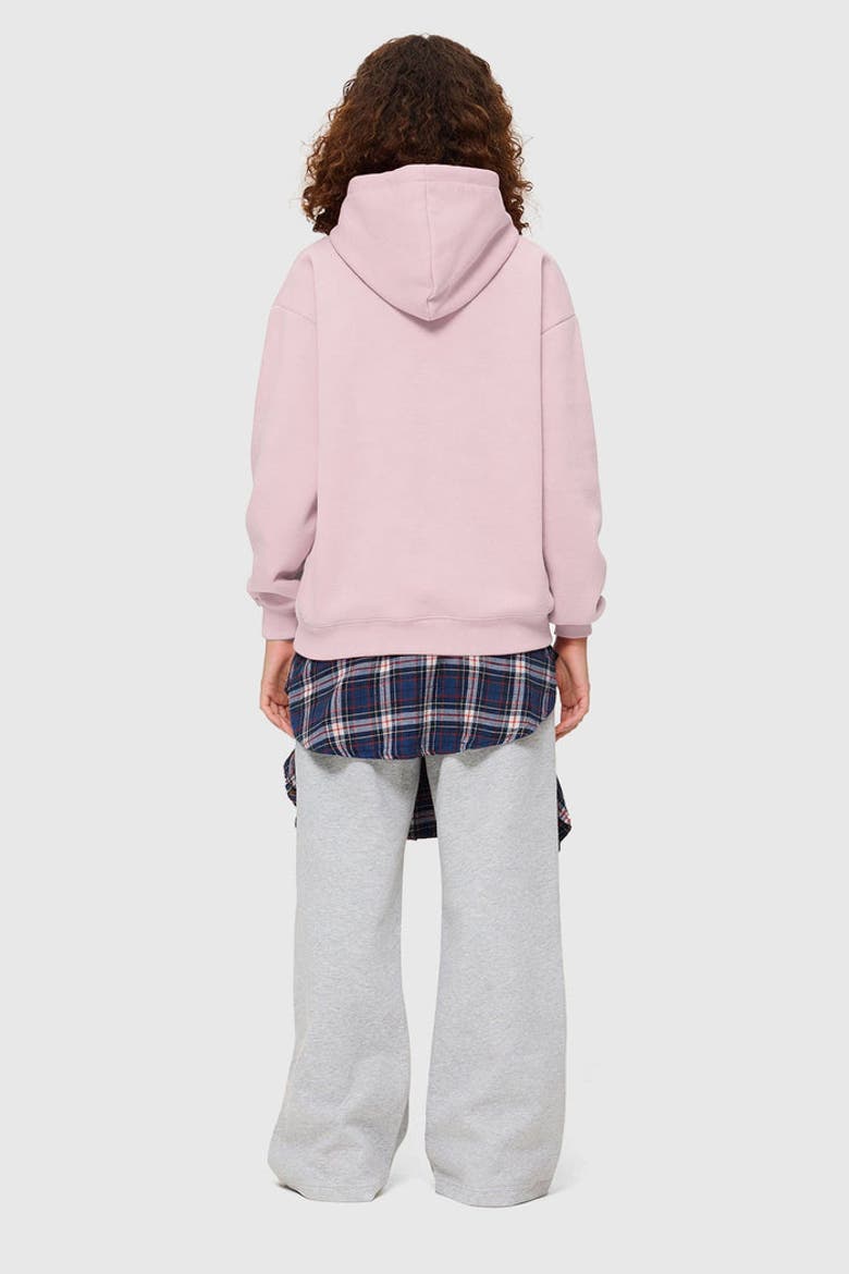 Cartoon Dachshund Hoodie, Alternate, color, Pink