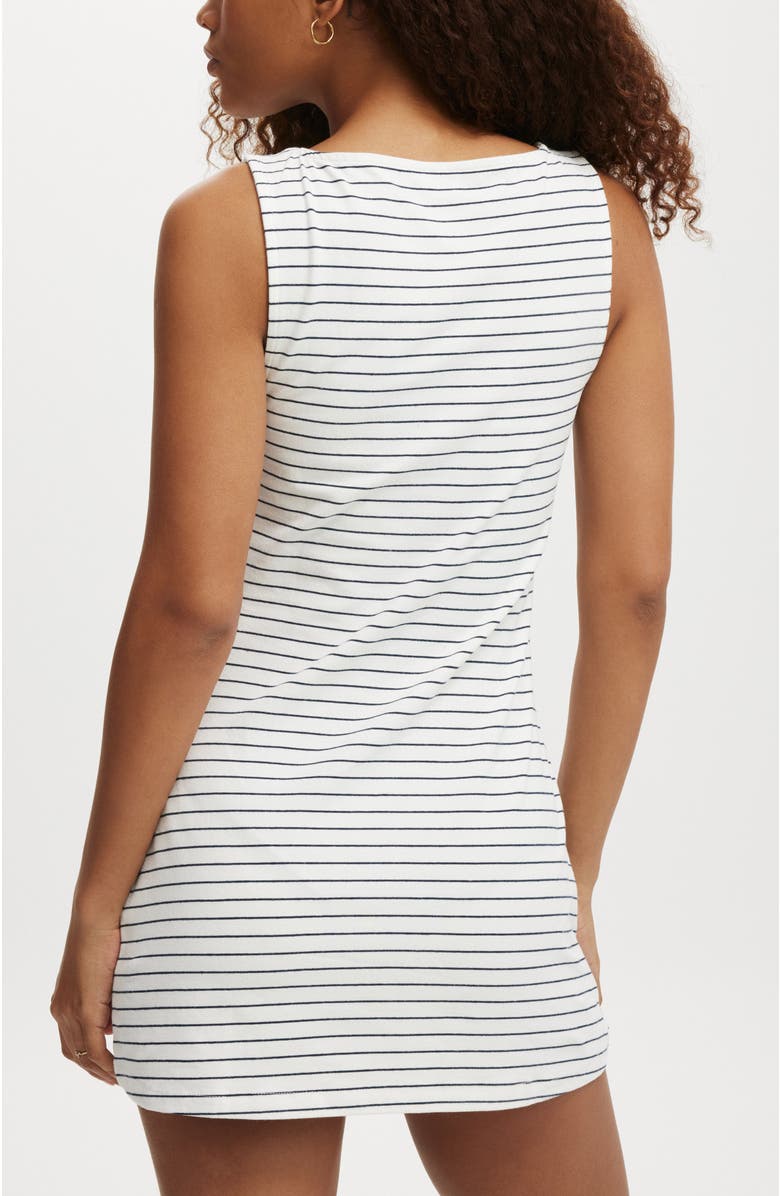 Cotton On Bella Boat Neck Mini Dress, Alternate, color, 